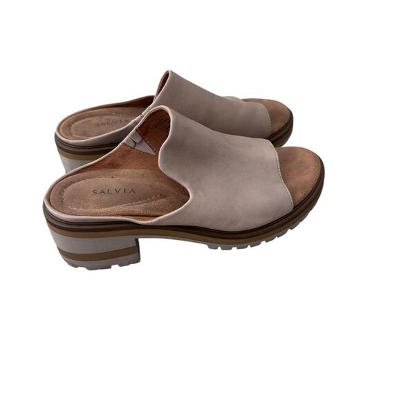 Salvia Harper Slide Sandals in Sand 40 - Picture 3 of 7